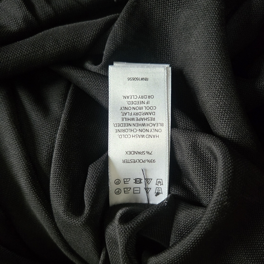 New Caroline Constas Salma Halter Gold Plated Detail Black Cover-Up Dress Large - Picture 8 of 8